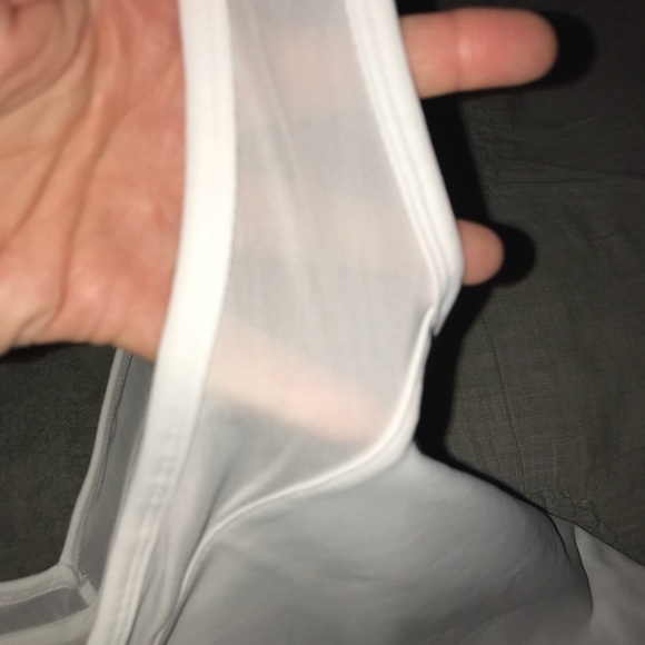 Fabletics Estelle Performance Tank White w/ mesh M - Picture 8 of 8